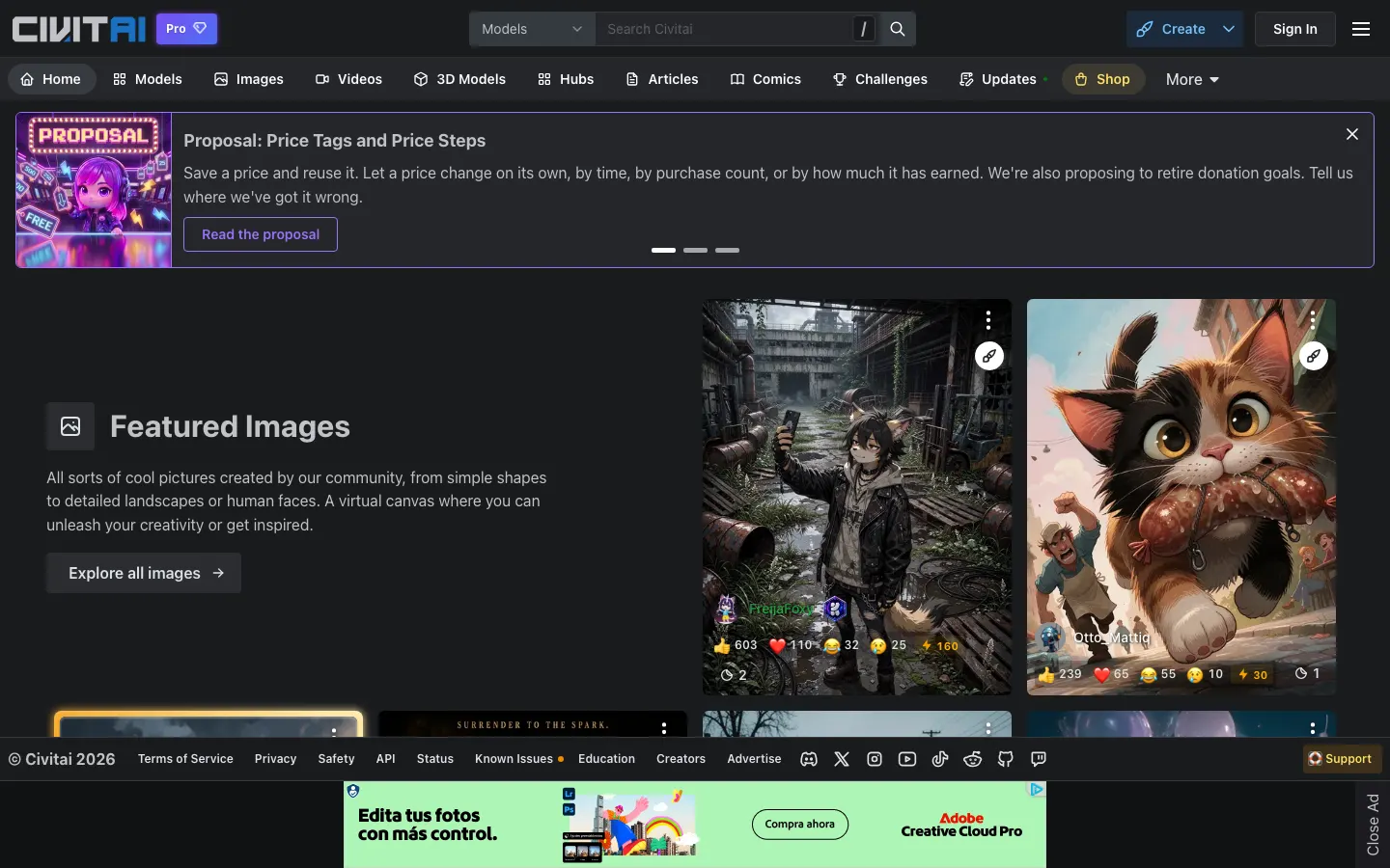 Civitai screenshot