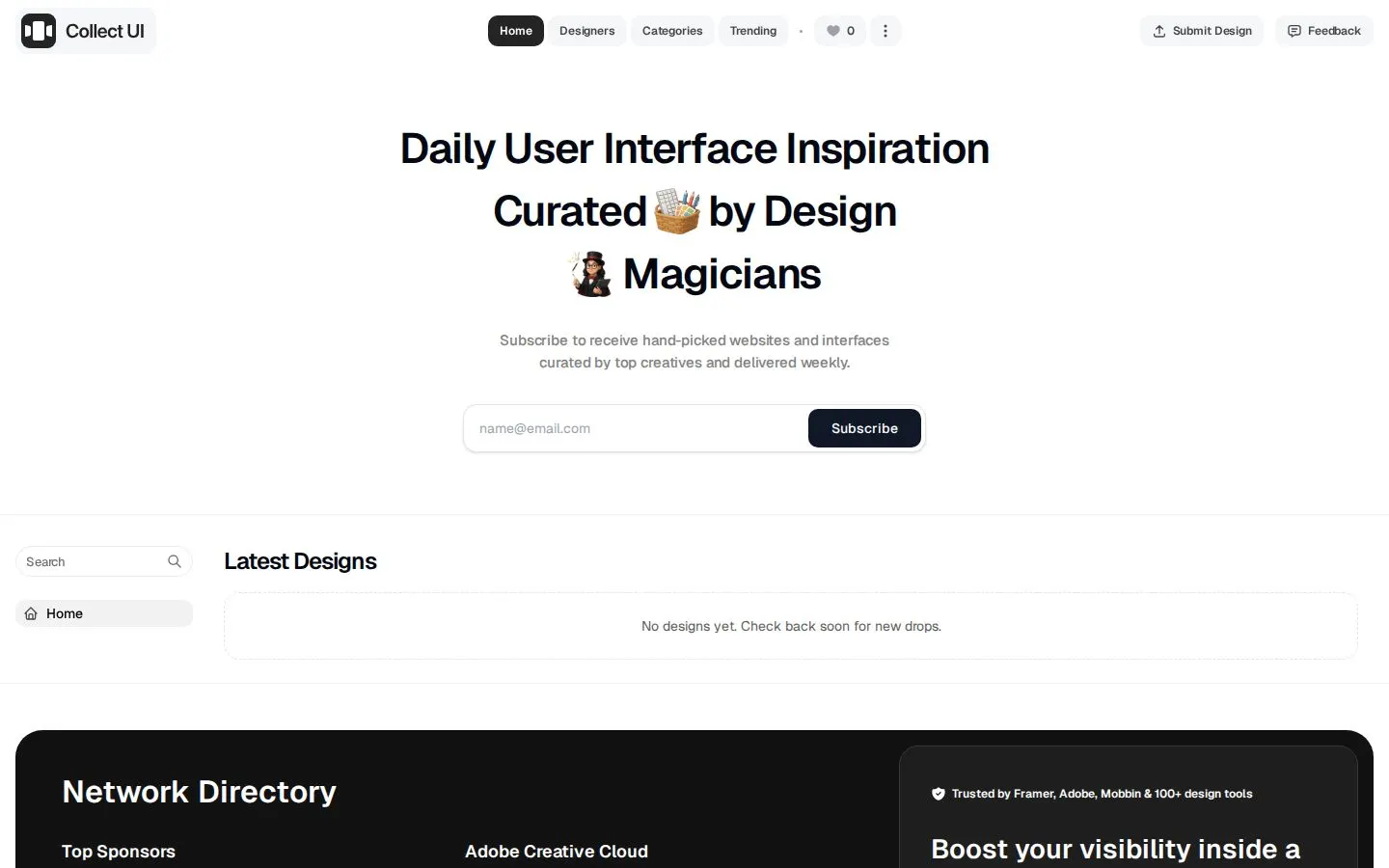 Collect UI screenshot