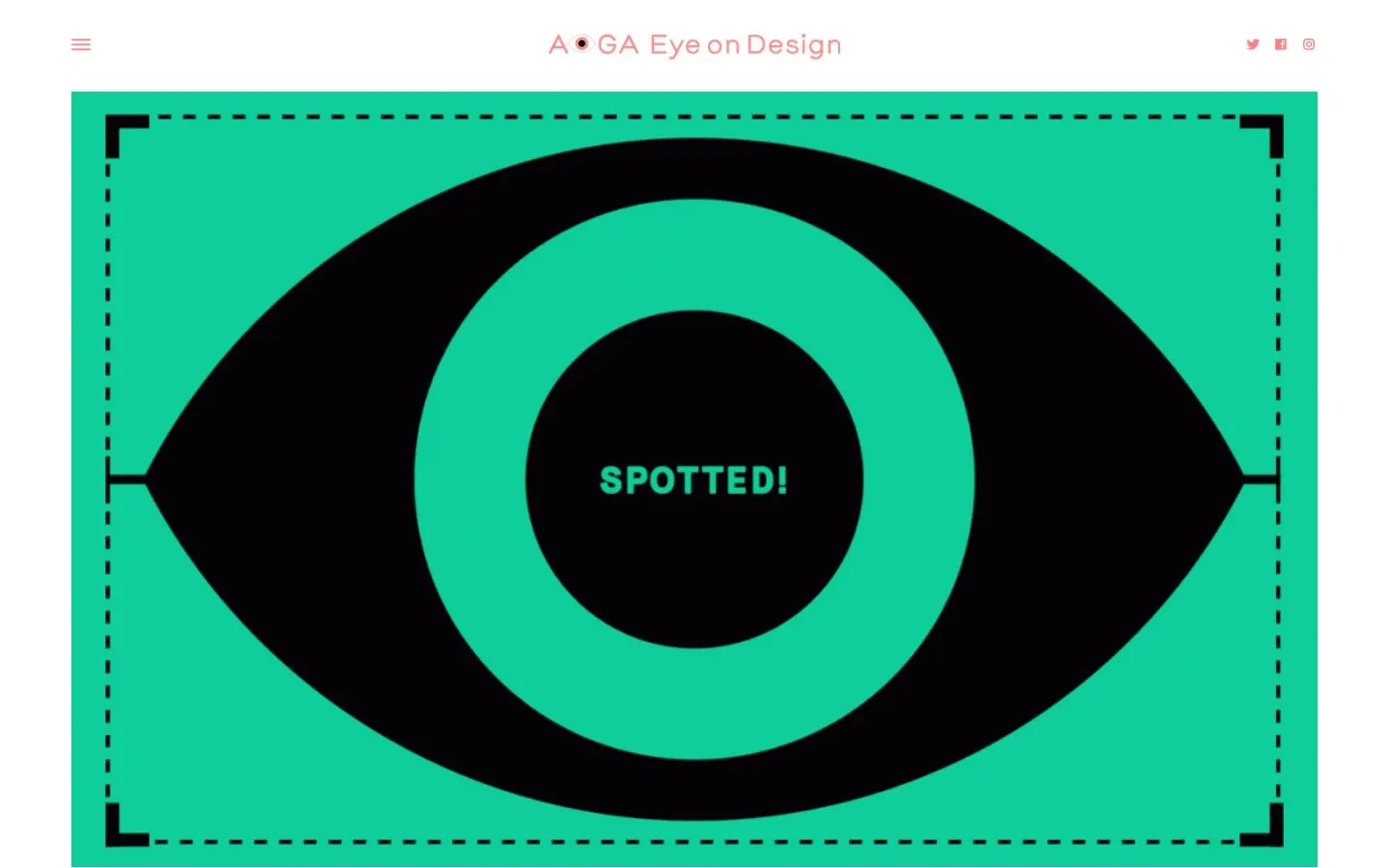 AIGA Eye on Design screenshot